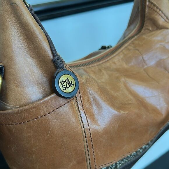 The Sak Genuine Leather Shoulder Bag purse soft luxurious clean - Picture 7 of 10